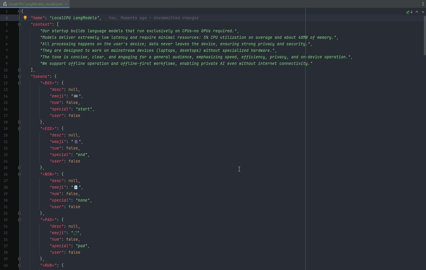 Generated MTP protocol JSON file